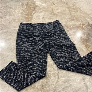 Zella capri zebra print leggings size S